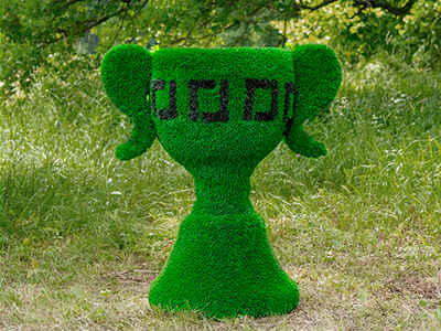 Топиари вазон Греческий мини - газон Eco