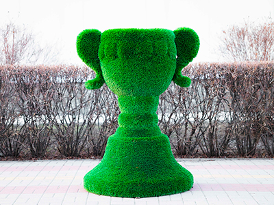 Топиари вазон Олимп - газон Deluxe