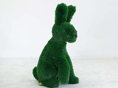 Топиари заяц Трини, h=80 см - газон Deluxe Green