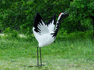 Топиари журавль японский - газон Eco