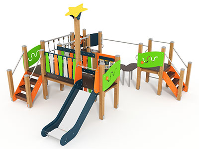 Уличный комплекс Яркая звездочка 1