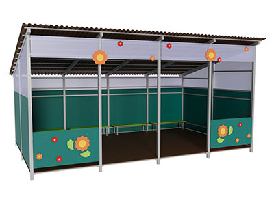 Веранда «Цветочный шатер»