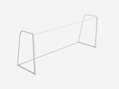 Ворота футбольные 5х2 м ТИП 4 (89мм) с противовесами, Сертификат ГОСТ, мобильные АТ232