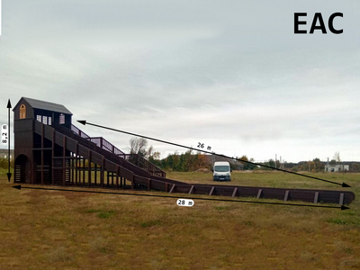 Зимняя горка Северное сияние 3