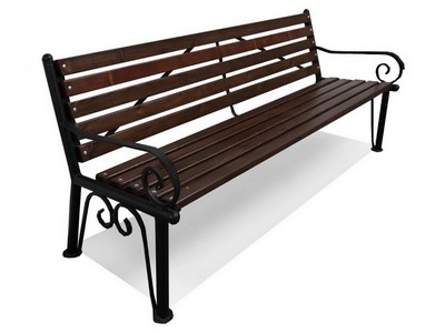 Парковая скамейка Рассвет, Лиственница