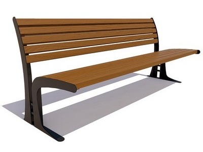 Парковая скамейка Томск, Лиственница