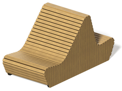 Шезлонг реечный 4