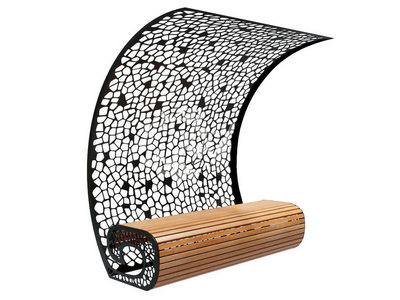 Скамейка с навесом Филигран