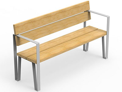 Скамейка с подлокотниками Классика 12