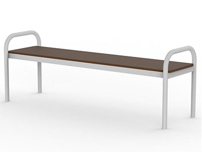 Скамейка с поручнями Классика 8