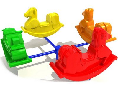 Карусель Мерин 3 (4 фигуры)