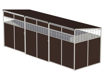 Навес для мусорных баков Мусороград 2