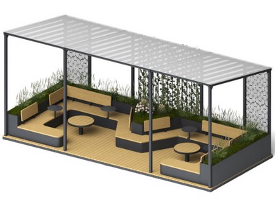 Парклет Спокойный променад