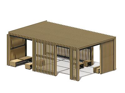 Теневой навес Городской оазис