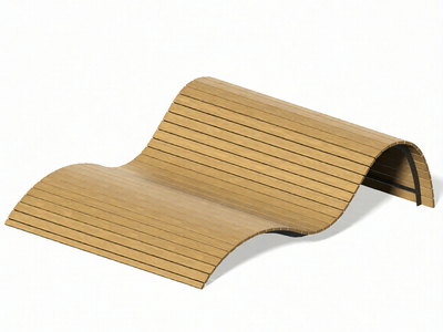 Шезлонг двойной Океанская волна 1