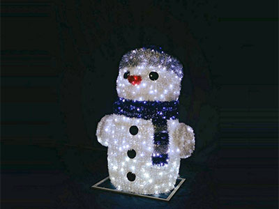 Световая фигура Снеговик