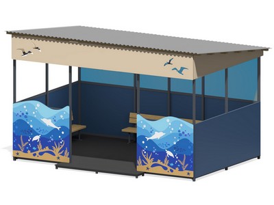 Теневой навес Тихие волны