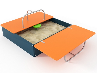 Песочница Модерн 1.1 с крышкой и столиком