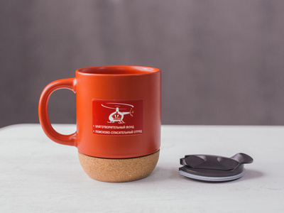 Термокружка на пробковой основе ШТАБ ЖИЗНИ