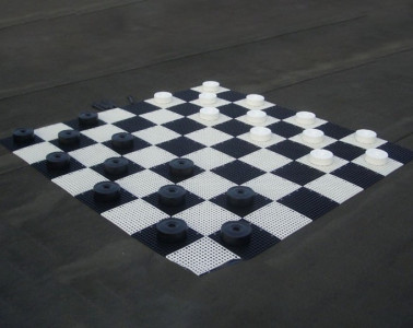 Комплект напольных шашек Малых без поля