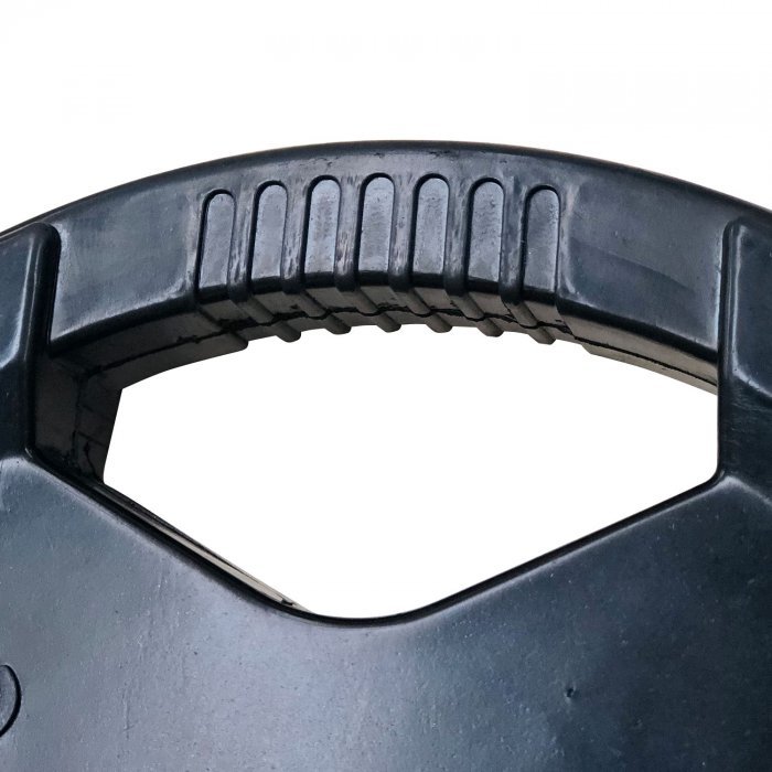 Диск обрезиненный чёрный, с хватом, 51мм (разный вес) - вид 2