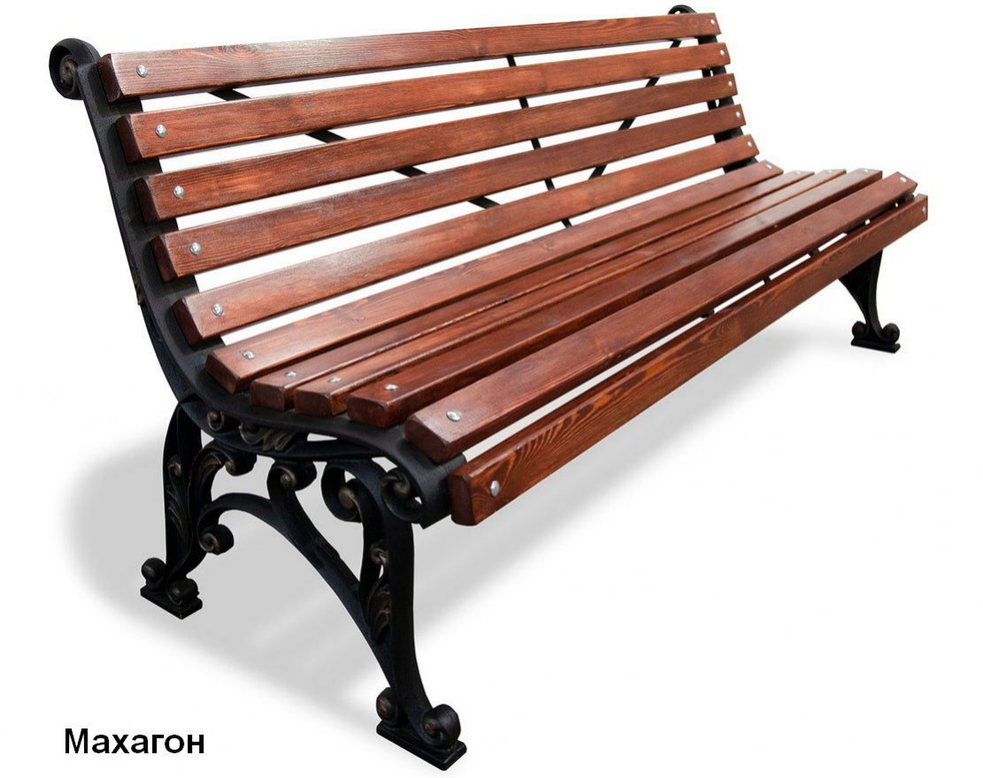 Скамейка уличная Удача, Сосна - вид 4