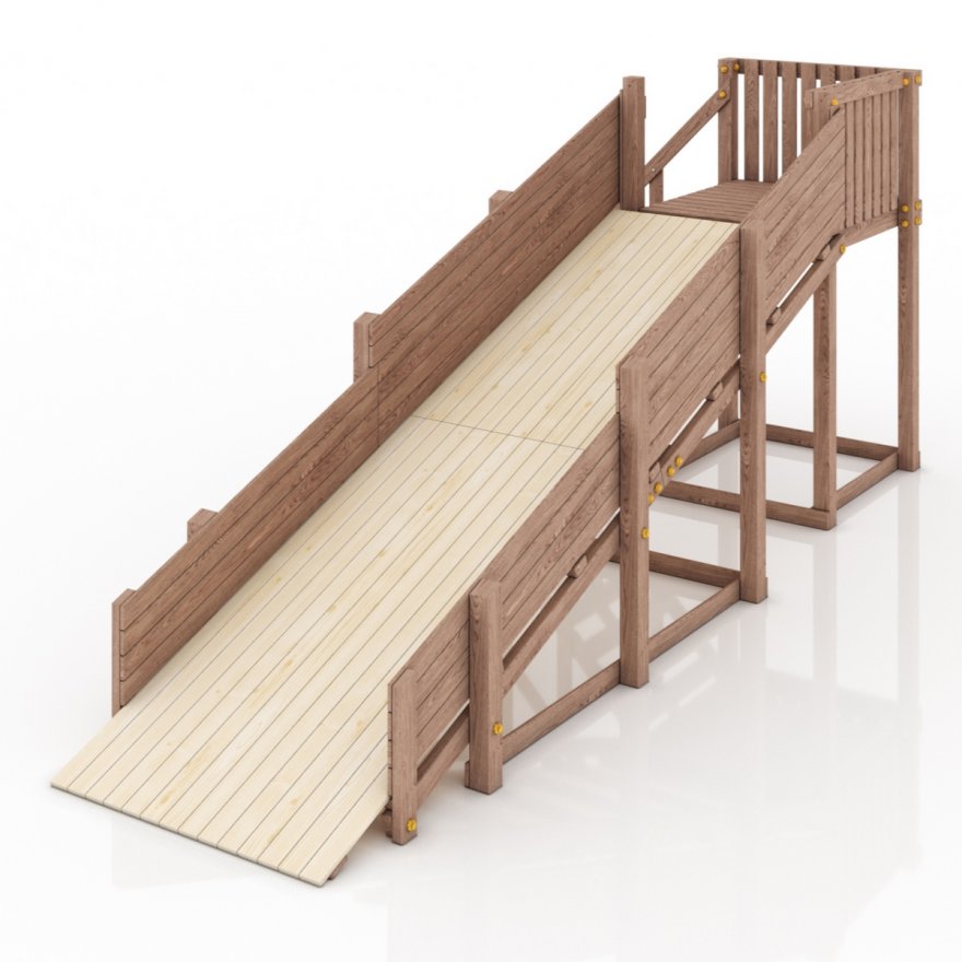 Зимняя горка Морозный простор 4 (скат 4.5 м) - вид 3