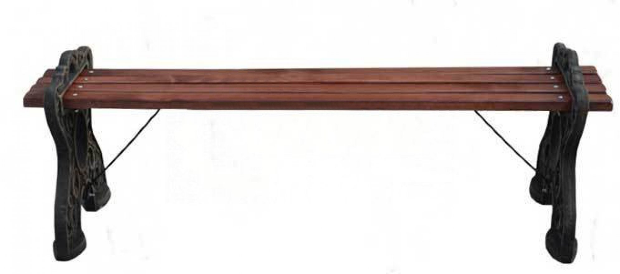 Банкетка чугунная Ливено 1.8 м - вид 4