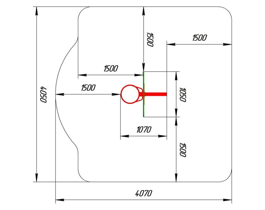 Баскетбольная стойка Титаны кольца 1 - вид 4
