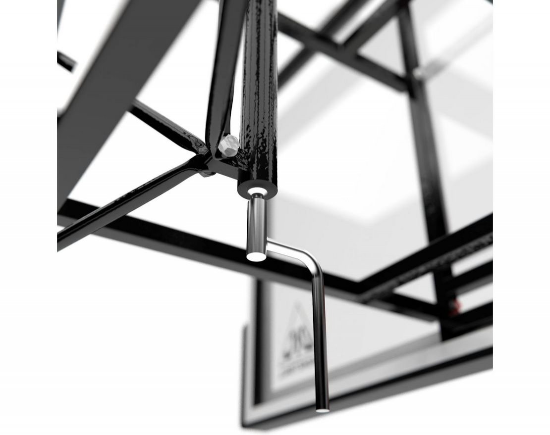 Баскетбольный щит 72 BOARD72G, стекло - вид 4