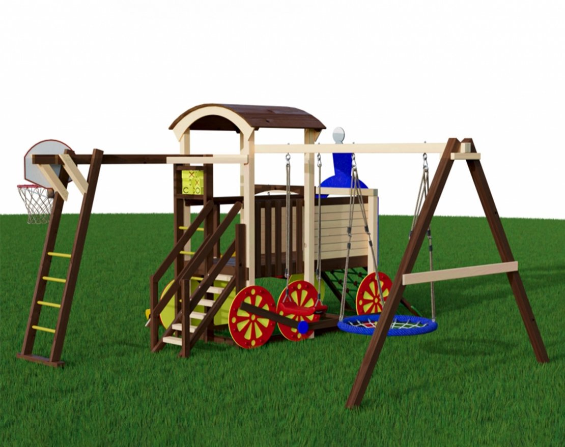 Детская игровая площадка Рейлроуд 3 - вид 2