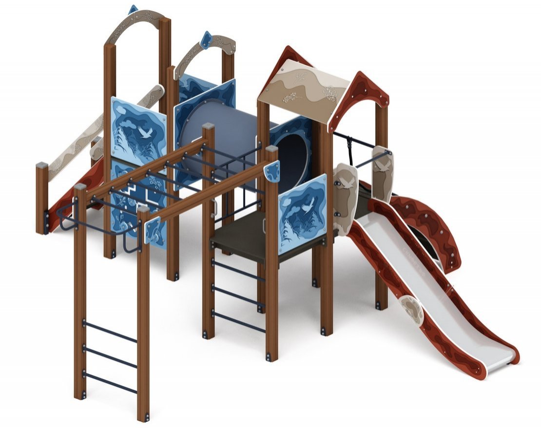 Детская игровая площадка Шёпот скал-5 - вид 4