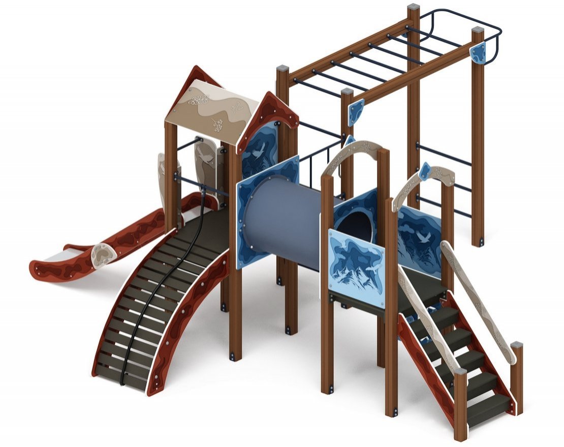 Детская игровая площадка Шёпот скал-5 - вид 3