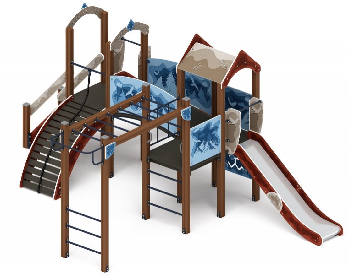 Детская игровая площадка Шёпот скал-6 - вид 4