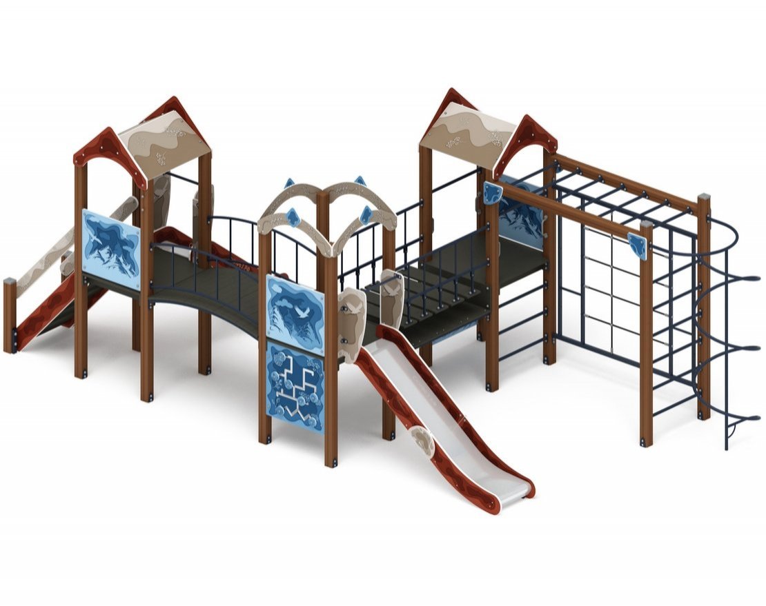 Детская игровая площадка Шёпот скал-8 - вид 4