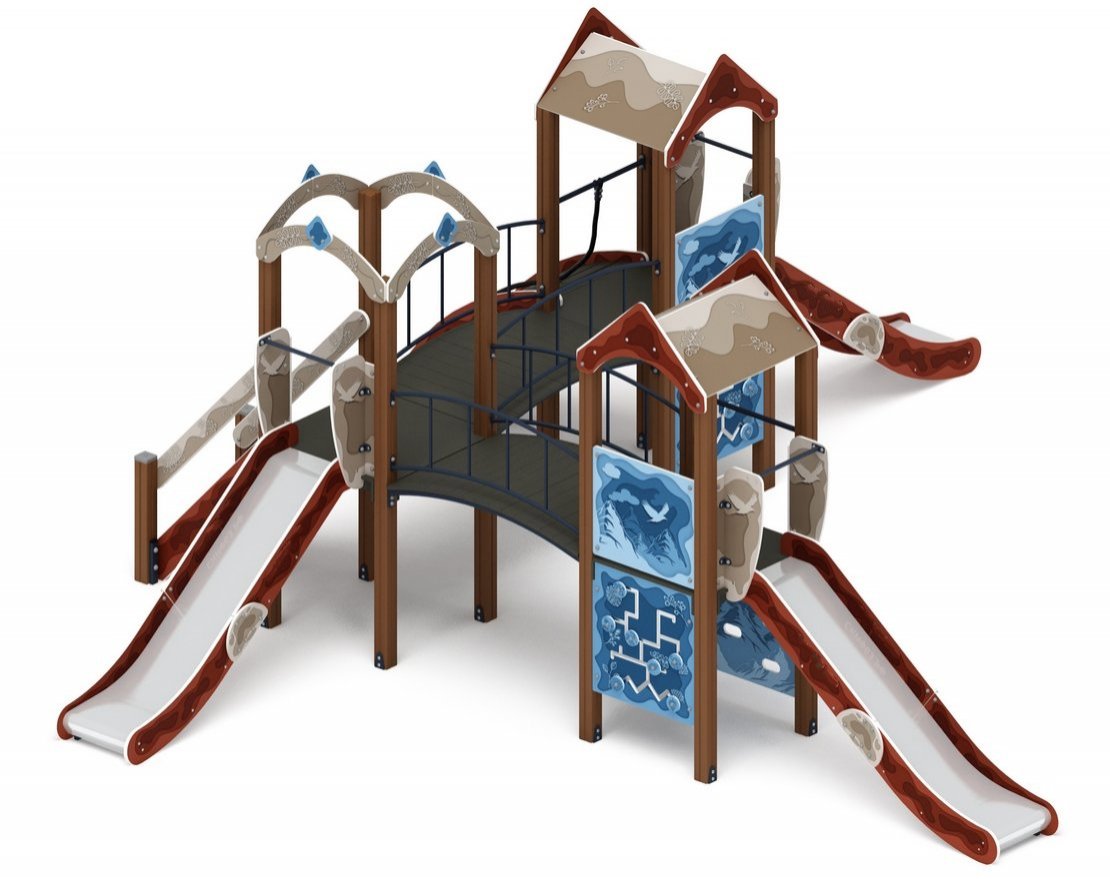 Детская игровая площадка Шёпот скал-11 - вид 4