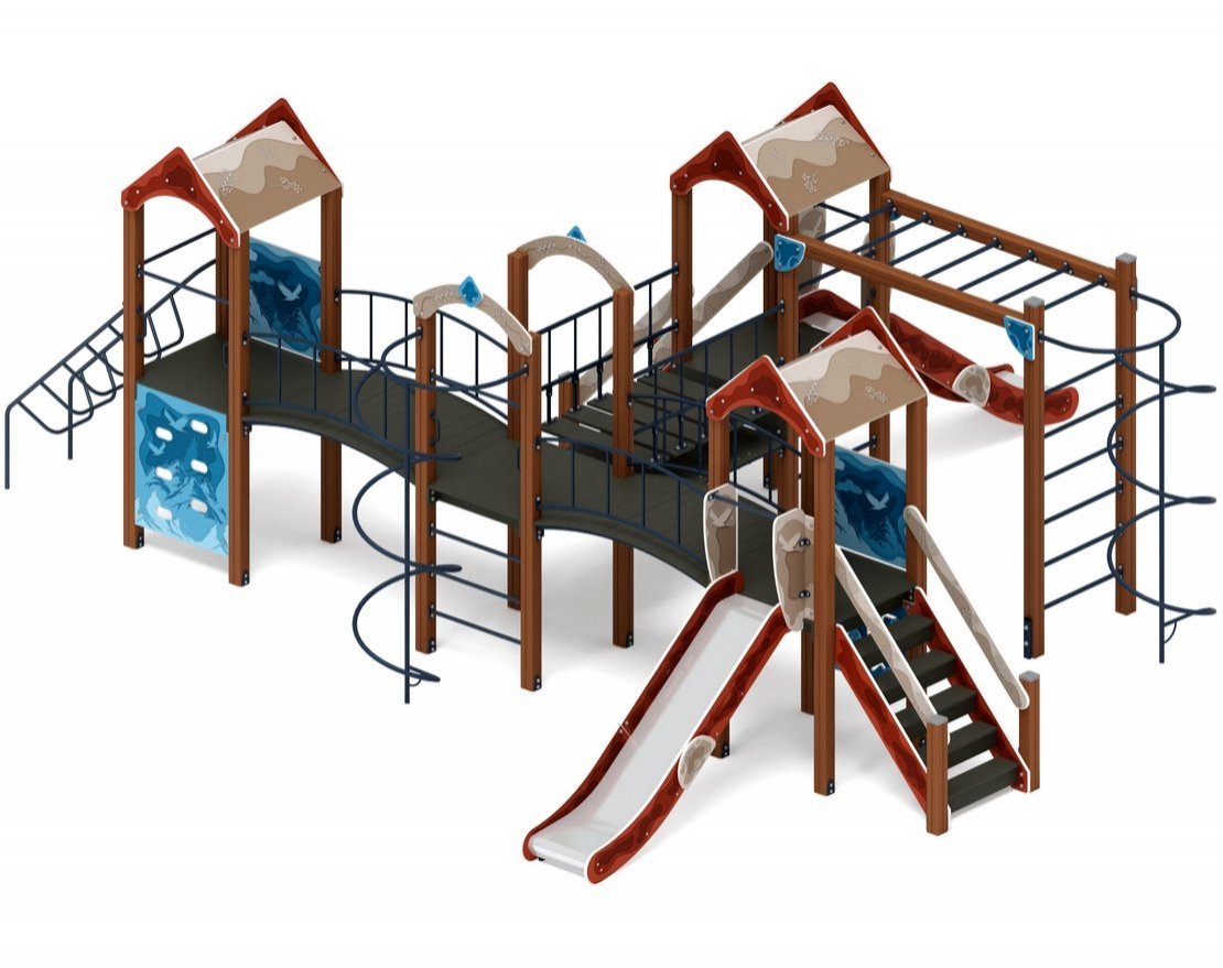 Детская игровая площадка Алтайские хребты-2 - вид 4