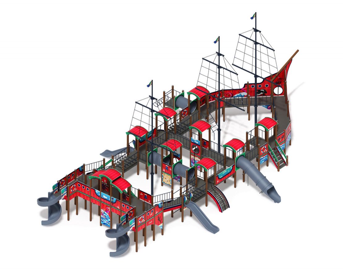 Детская игровая площадка Гнев морей-1 - вид 4