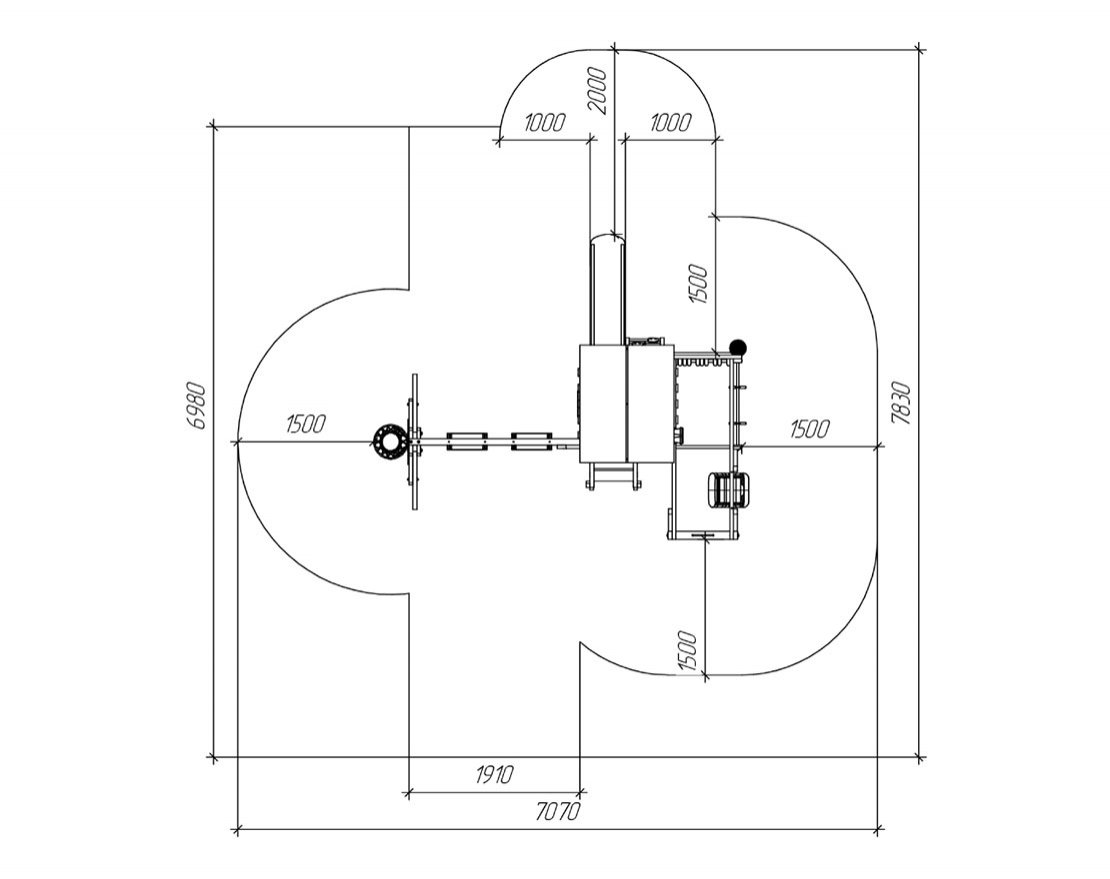 Детская игровая площадка Борге 12 - вид 2
