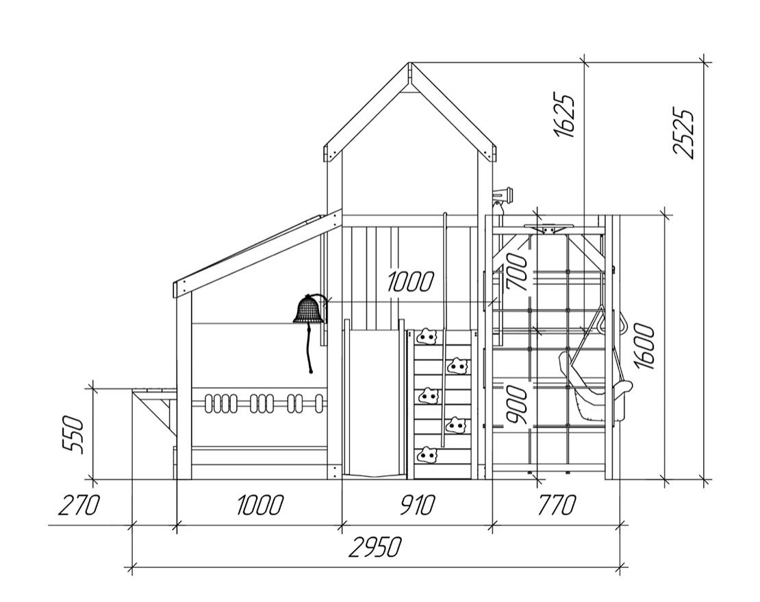 Детская игровая площадка Борге 13 - вид 5