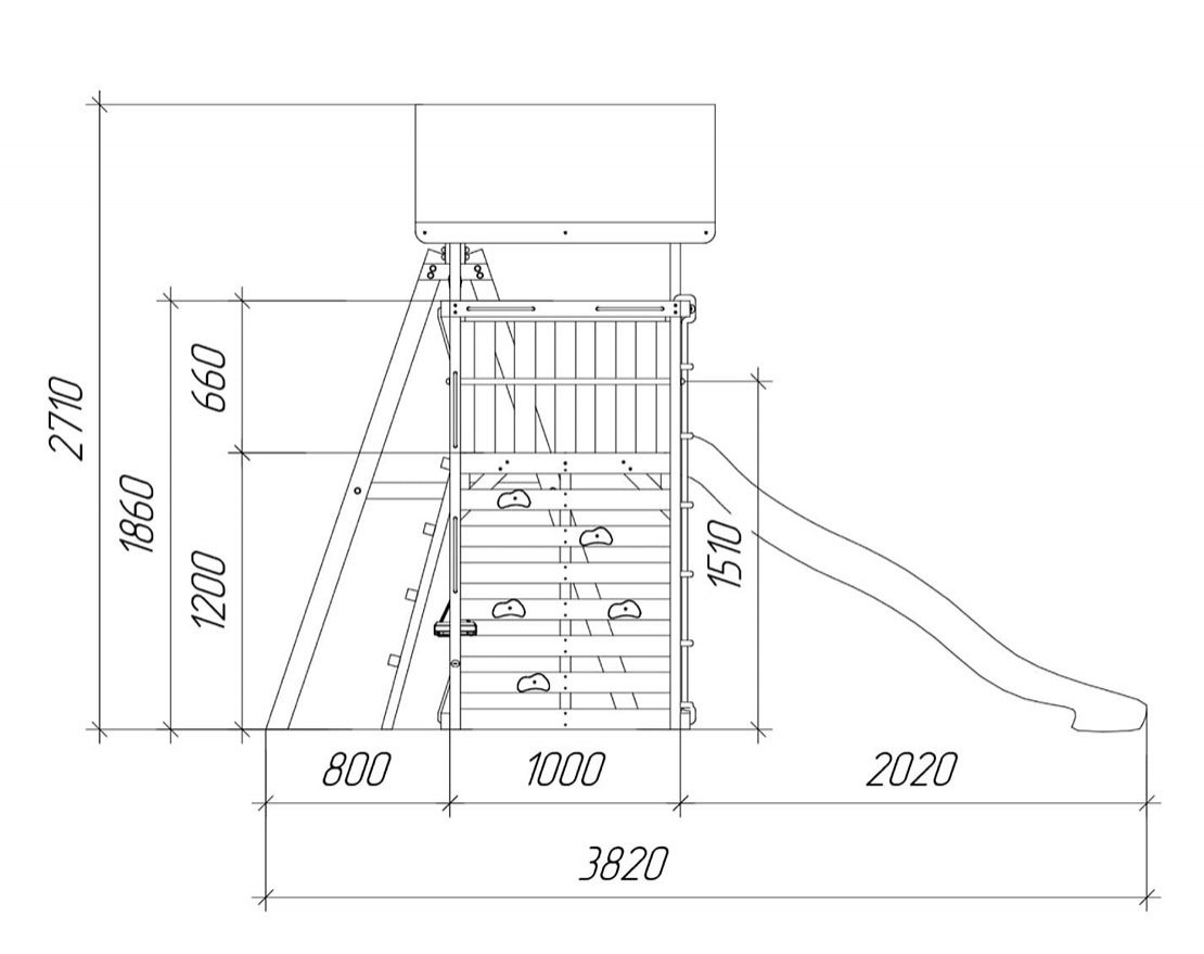 Детская игровая площадка Борге 8 - вид 2