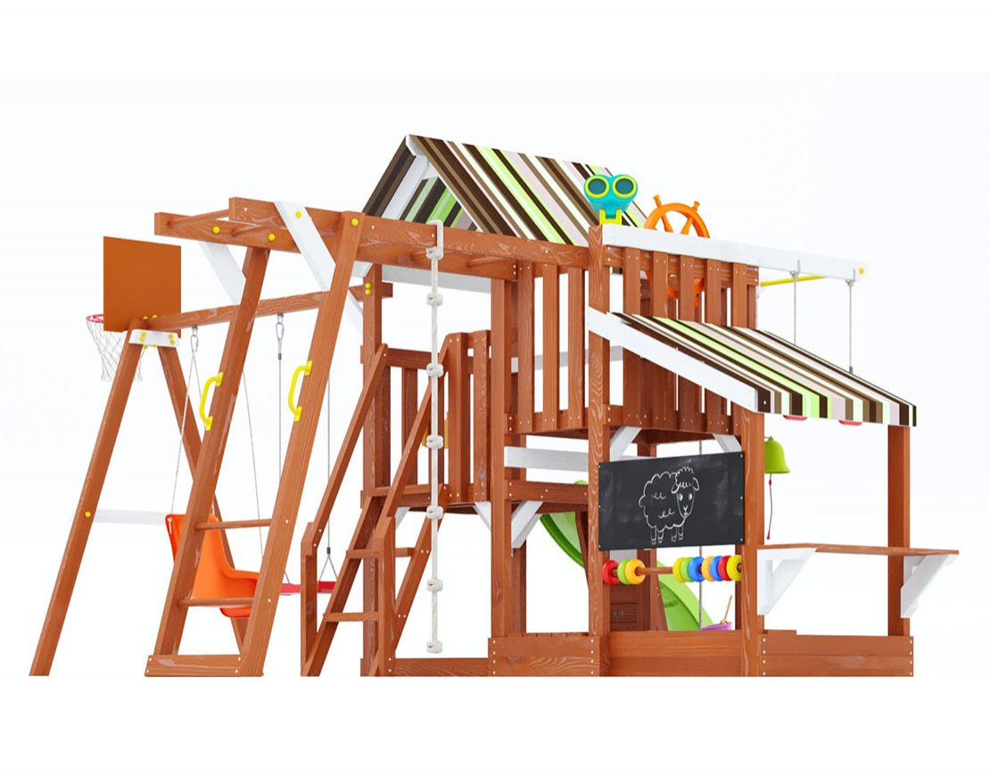 Детская игровая площадка Борге 9 (Лазурь) - вид 4