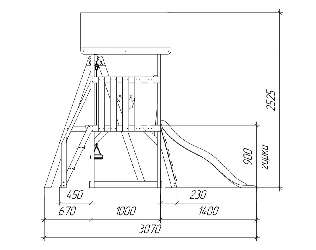 Детская игровая площадка Борге 15 - вид 3