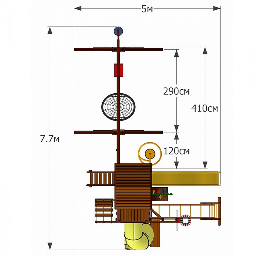 Детская игровая площадка Делавэр 12 - вид 2