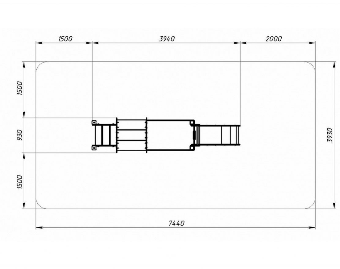 Детская игровая площадка Юный машинист-2 - вид 4