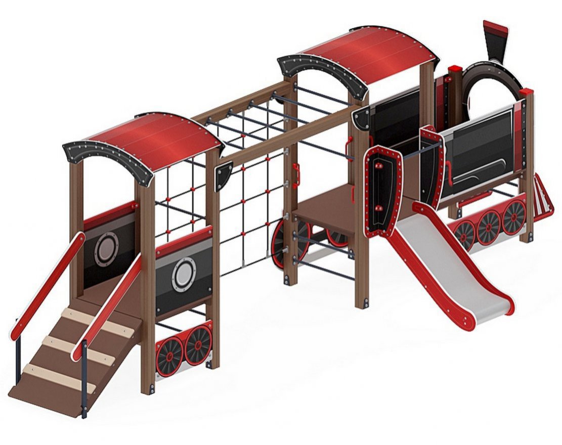 Детская игровая площадка Юный машинист-5 - вид 3
