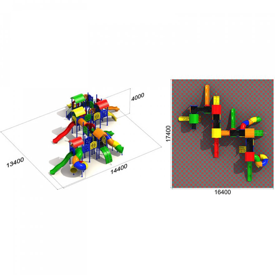 Детская игровая площадка Зигзаг - вид 3