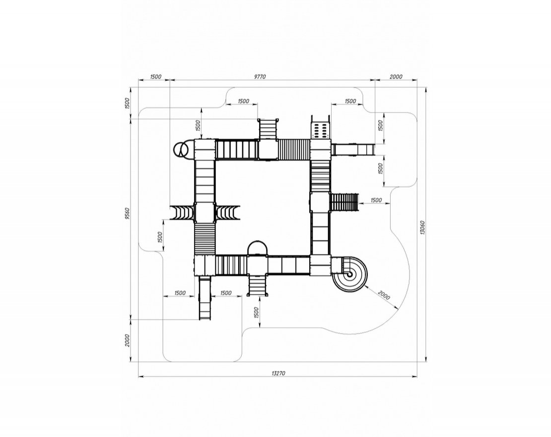 Детская игровая площадка Эко-город приключений-9 - вид 3