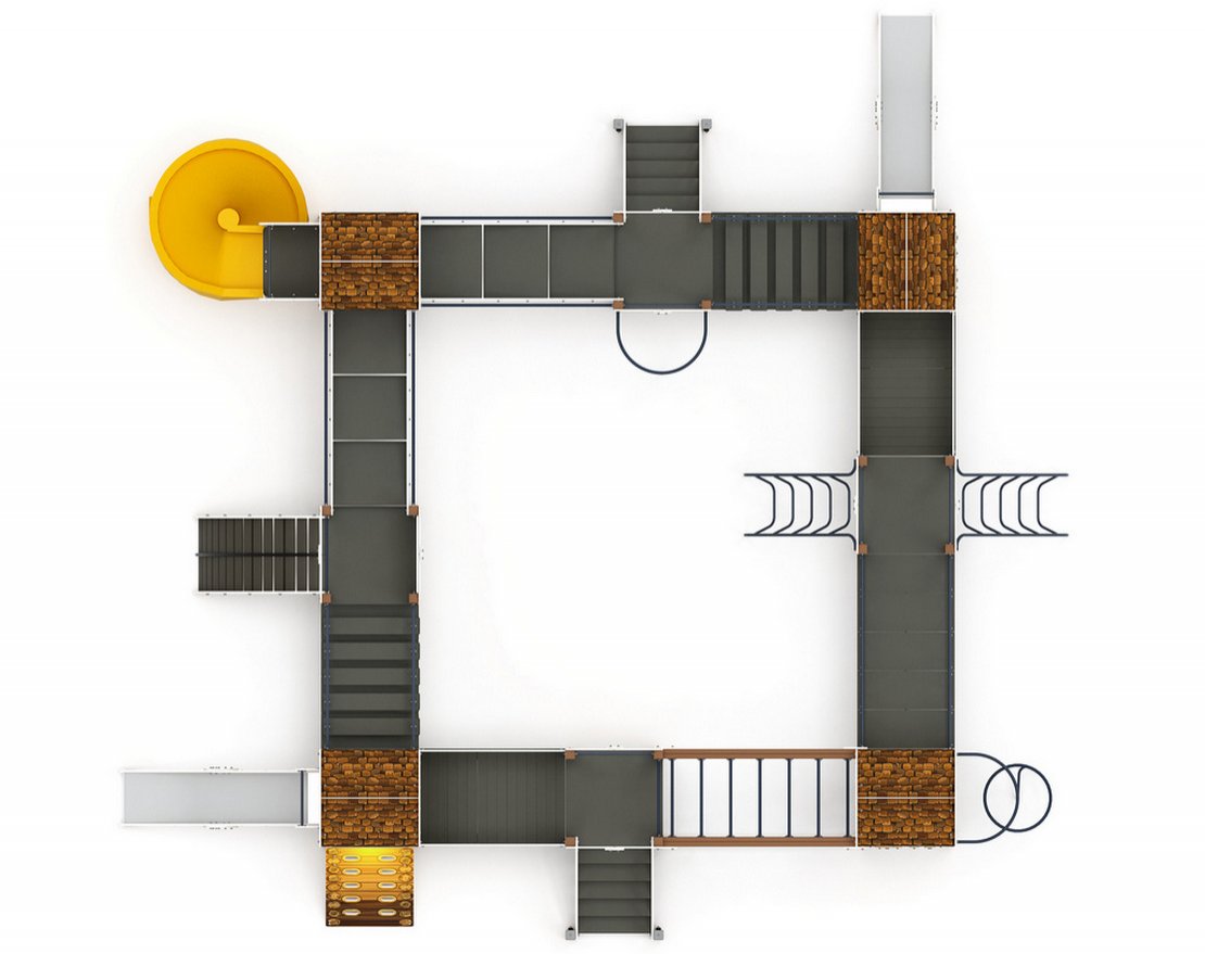 Детская игровая площадка Эко-город приключений-9 - вид 4