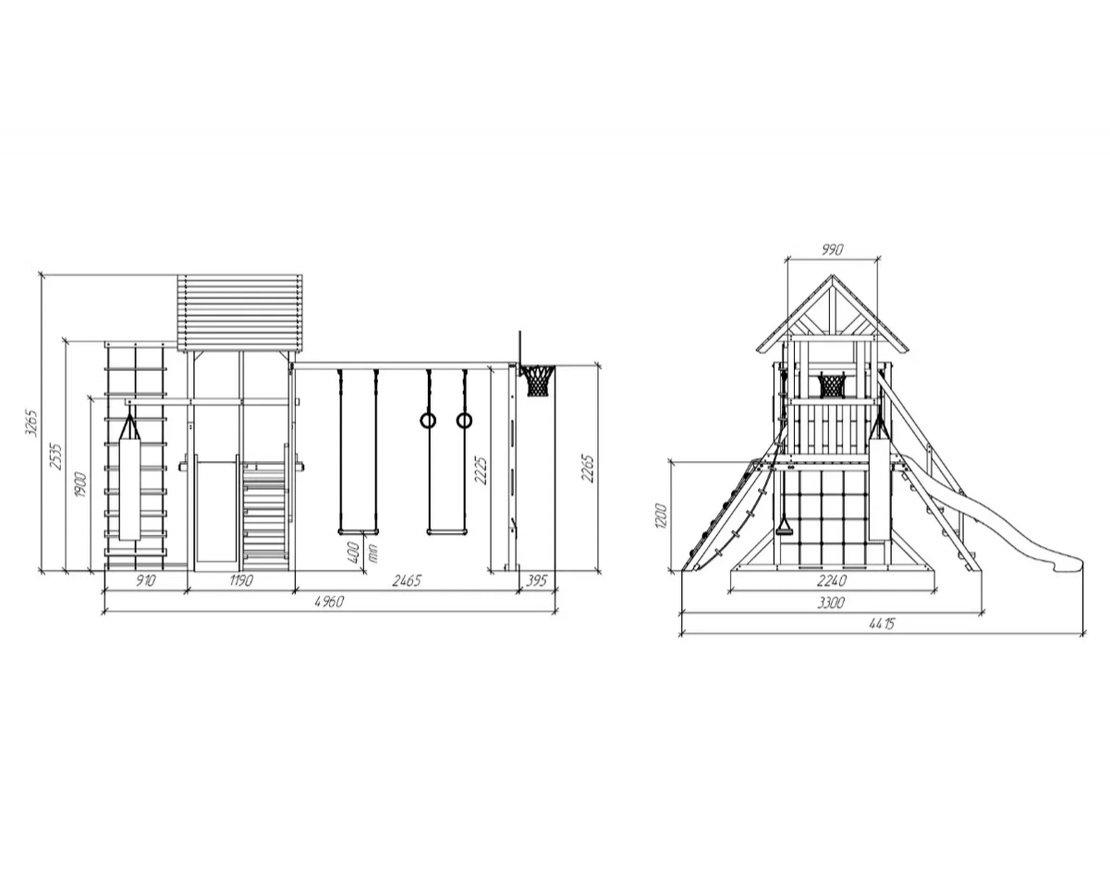 Детская игровая площадка Фина 7 - вид 3
